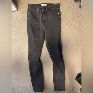 Madewell black skinny jeans- size 27